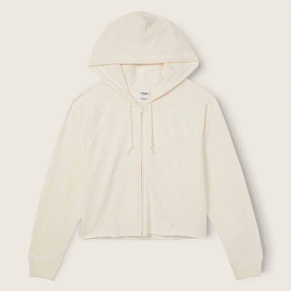 PINK Summer Lounge Cotton Zip-Up Hoodie - Picture 2 of 5